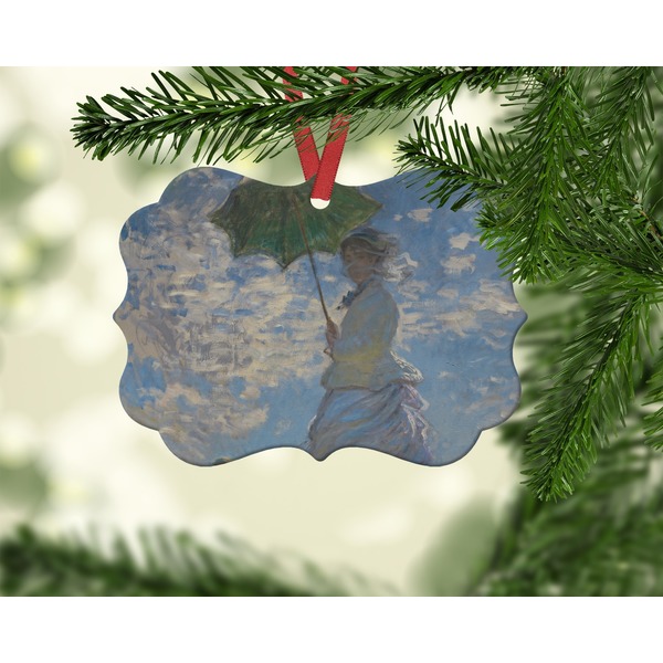 Promenade Woman Christmas Ornament (On Tree)
