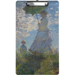 Promenade Woman by Claude Monet Clipboard (Legal Size)