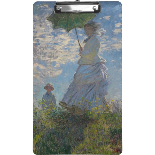 Custom Promenade Woman by Claude Monet Clipboard (Legal Size)