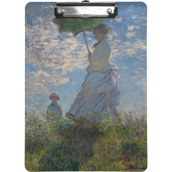 Custom Promenade Woman by Claude Monet Clipboard (Letter Size)