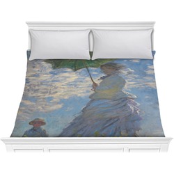 Promenade Woman by Claude Monet Comforter - King