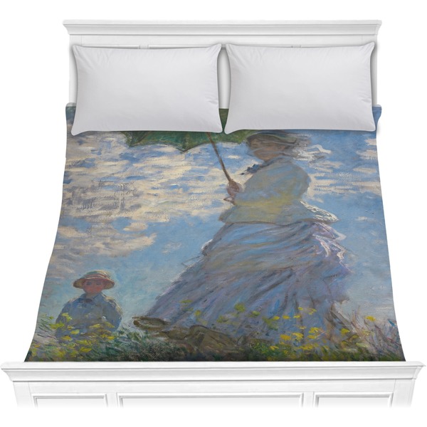Custom Promenade Woman by Claude Monet Comforter - Full / Queen