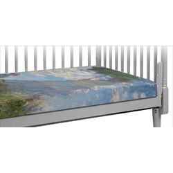 Promenade Woman by Claude Monet Crib Fitted Sheet