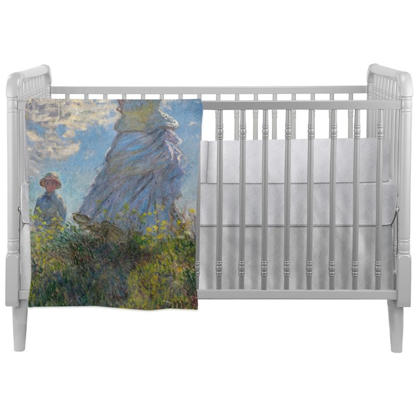 Custom Promenade Woman by Claude Monet Crib Comforter / Quilt