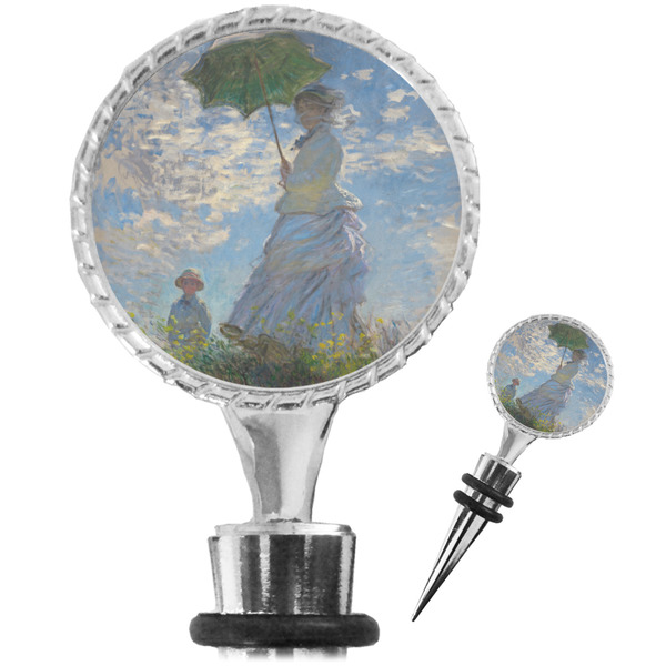 Custom Promenade Woman by Claude Monet Wine Bottle Stopper