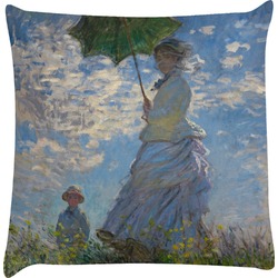 Promenade Woman by Claude Monet Decorative Pillow Case