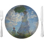 Promenade Woman by Claude Monet Glass Lunch / Dinner Plate 10"