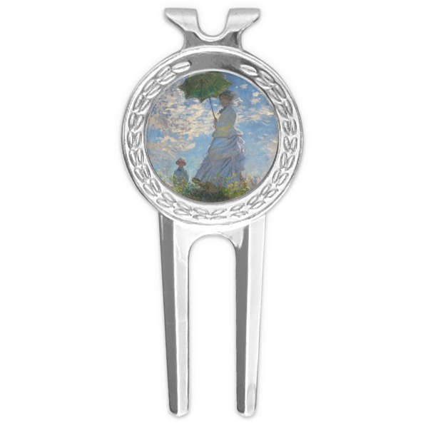 Custom Promenade Woman by Claude Monet Golf Divot Tool & Ball Marker