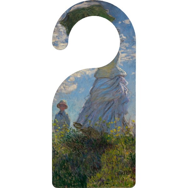 Custom Promenade Woman by Claude Monet Door Hanger
