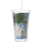 Promenade Woman by Claude Monet Double Wall Tumbler with Straw