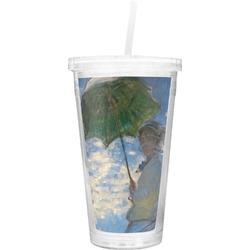 Promenade Woman by Claude Monet Double Wall Tumbler with Straw