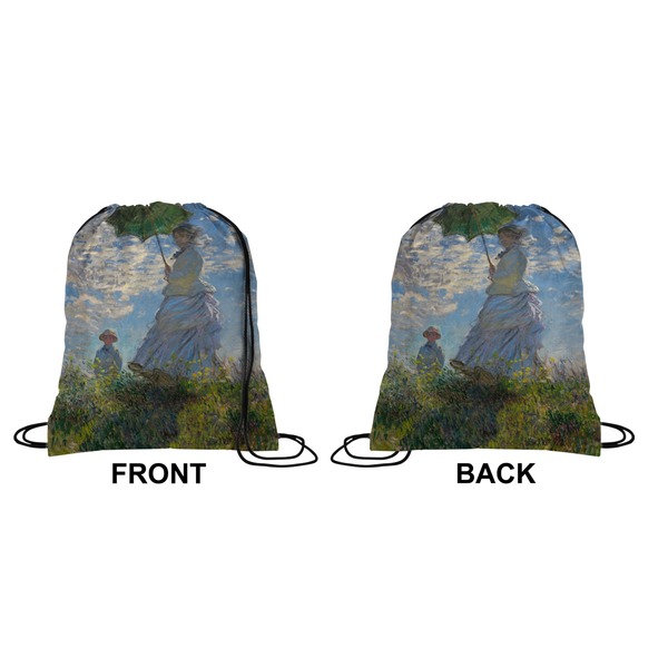 Promenade Woman Drawstring Backpack Front & Back Small