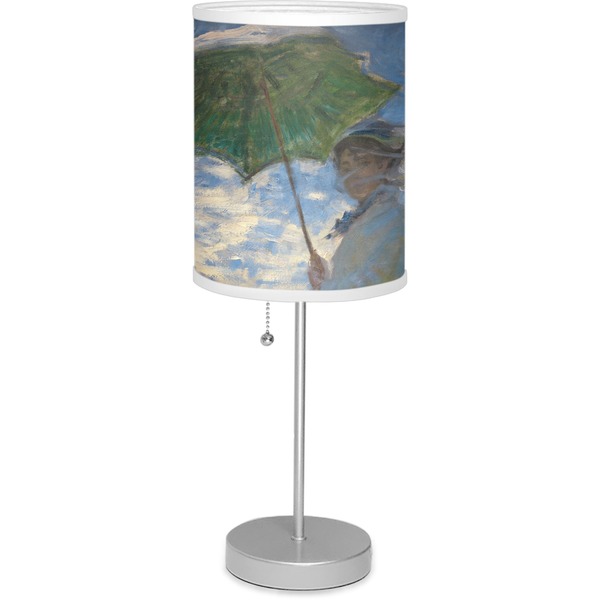 Custom Promenade Woman by Claude Monet 7" Drum Lamp with Shade Polyester