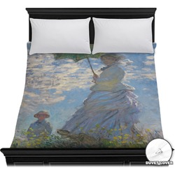 Promenade Woman by Claude Monet Duvet Cover - Full / Queen