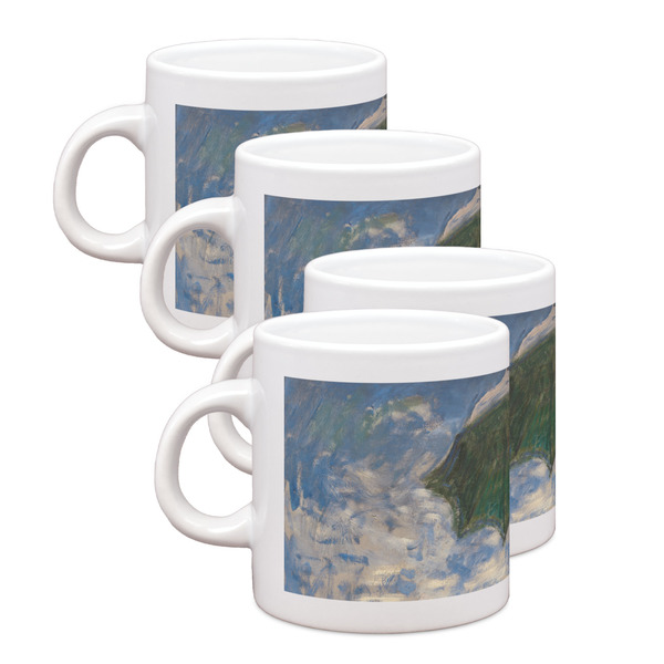 Custom Promenade Woman by Claude Monet Single Shot Espresso Cups - Set of 4