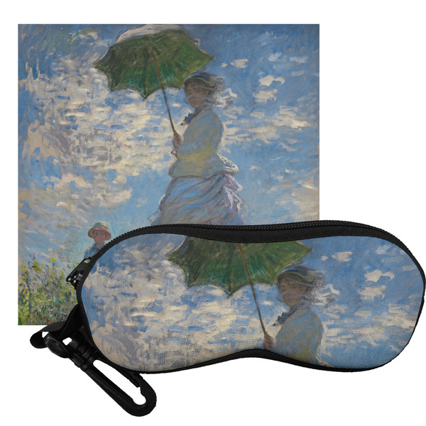 Custom Promenade Woman by Claude Monet Eyeglass Case & Cloth