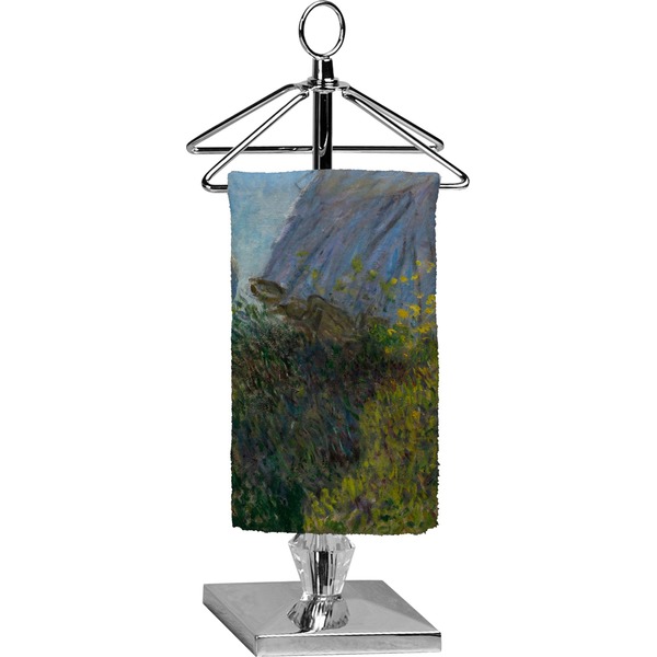 Custom Promenade Woman by Claude Monet Finger Tip Towel - Full Print