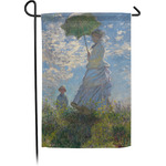 Promenade Woman by Claude Monet Small Garden Flag - Single Sided