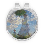 Promenade Woman by Claude Monet Golf Ball Marker - Hat Clip - Silver