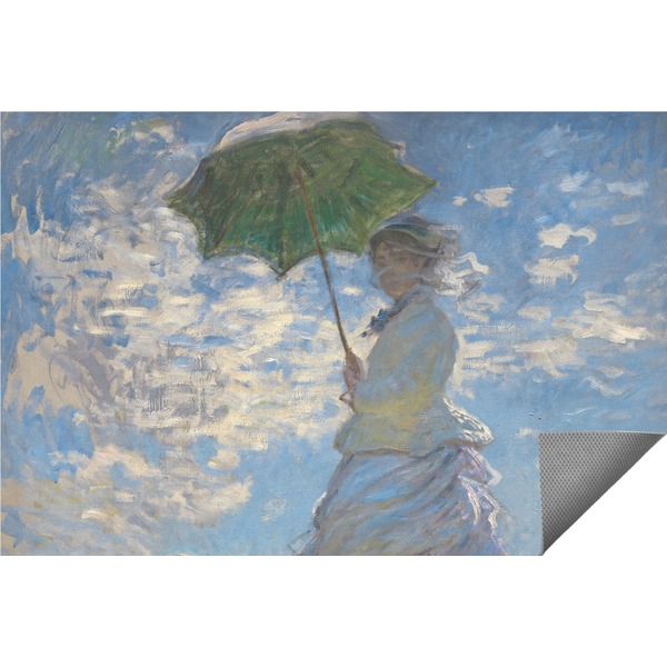 Custom Promenade Woman by Claude Monet Indoor / Outdoor Rug - 8'x10'