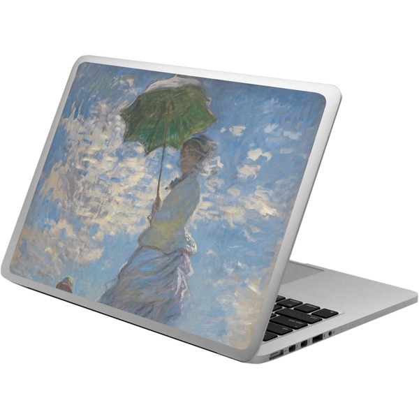 Custom Promenade Woman by Claude Monet Laptop Skin - Custom Sized