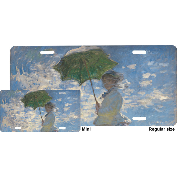 Promenade Woman License Plate (Sizes)