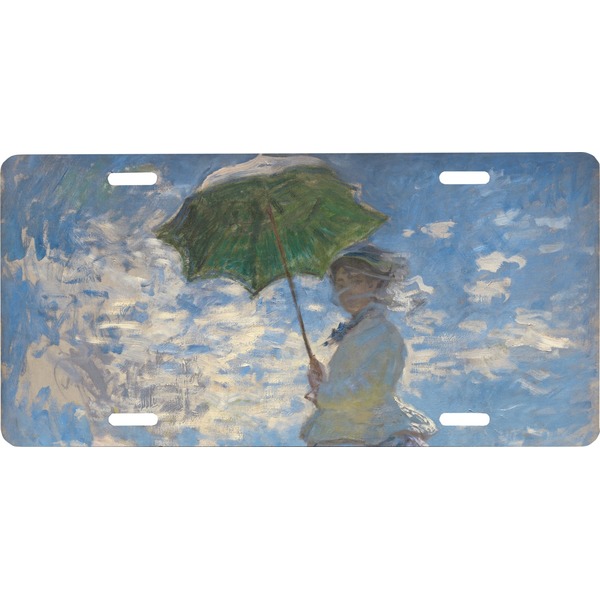 Custom Promenade Woman by Claude Monet Front License Plate