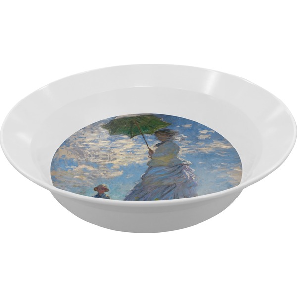 Custom Promenade Woman by Claude Monet Melamine Bowl