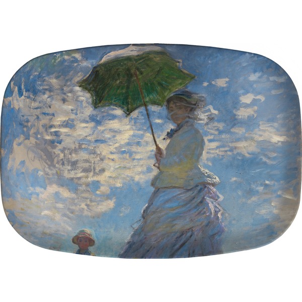 Custom Promenade Woman by Claude Monet Melamine Platter