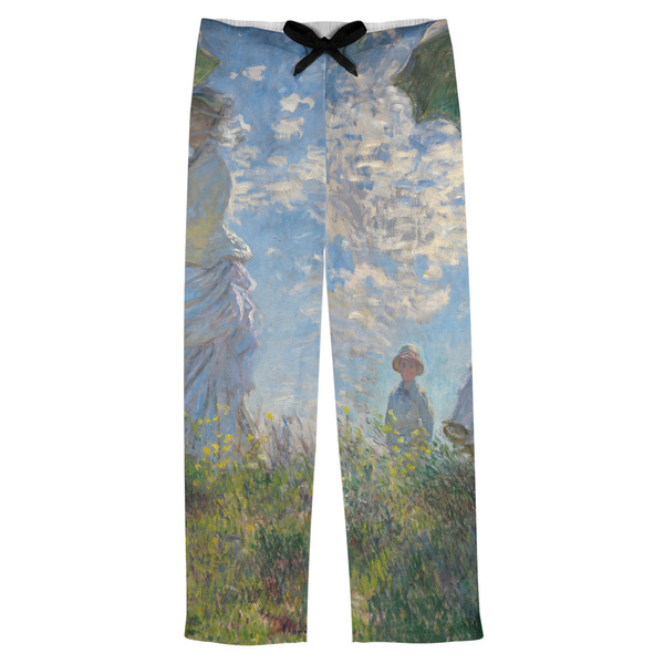 Custom Promenade Woman by Claude Monet Mens Pajama Pants