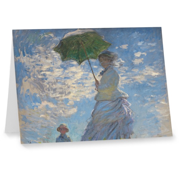 Custom Promenade Woman by Claude Monet Note cards