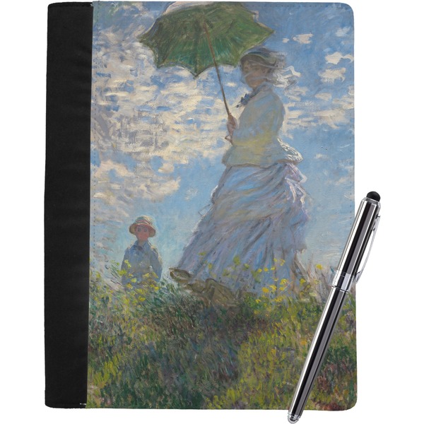 Custom Promenade Woman by Claude Monet Notebook Padfolio - Large
