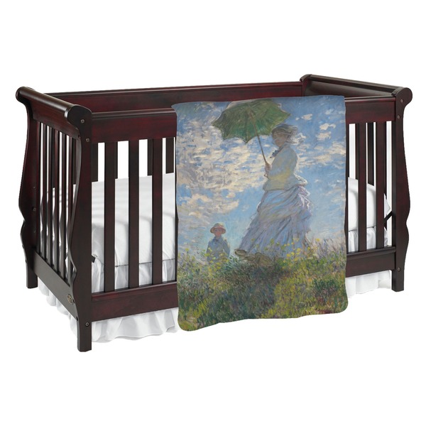 Custom Promenade Woman by Claude Monet Baby Blanket