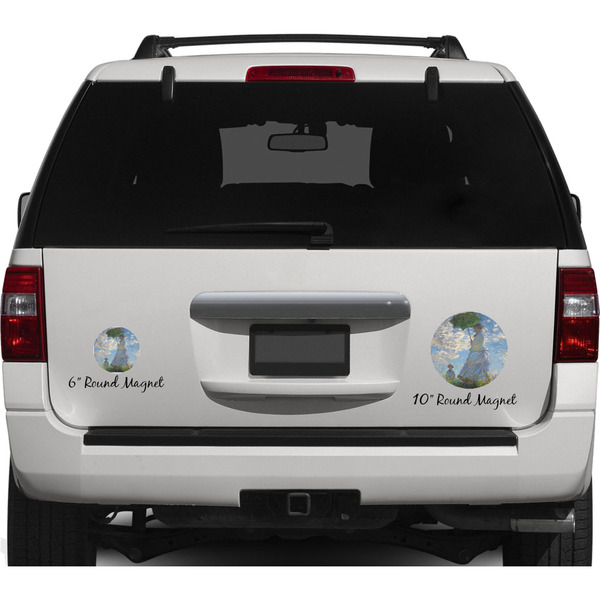 Promenade Woman Personalized Car Magnets on Ford Explorer