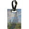 Promenade Woman by Claude Monet Plastic Luggage Tag - Rectangular