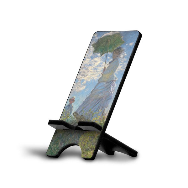 Custom Promenade Woman by Claude Monet Cell Phone Stand (Large)