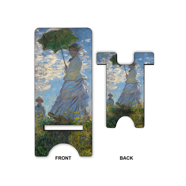 Promenade Woman Phone Stand - Front & Back