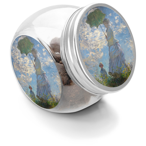 Custom Promenade Woman by Claude Monet Puppy Treat Jar