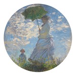 Promenade Woman by Claude Monet Round Decal