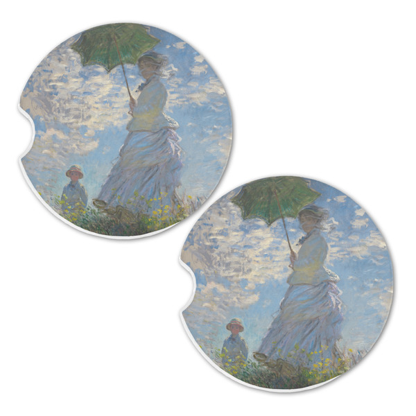 Promenade Woman Sandstone Car Coasters - Set of 2