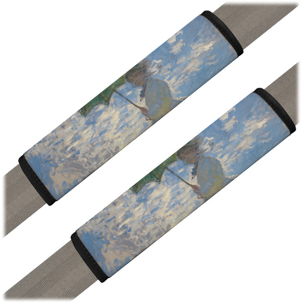 Custom Promenade Woman by Claude Monet Seat Belt Covers (Set of 2)