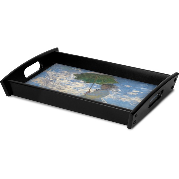 Promenade Woman Serving Tray Black - Corner