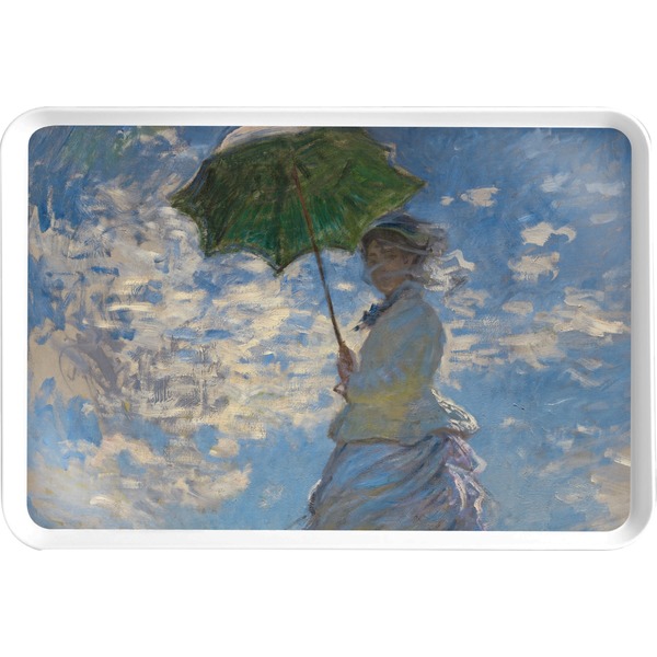 Custom Promenade Woman by Claude Monet Serving Tray