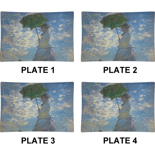 Promenade Woman Set of Rectangular Appetizer / Dessert Plates (Approval)