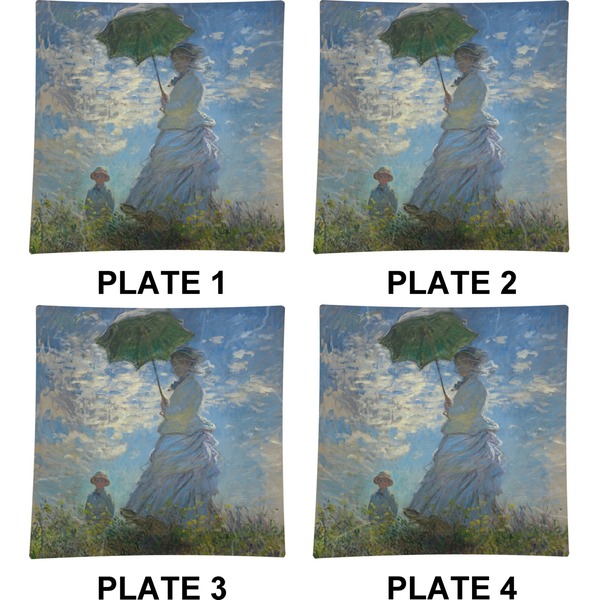 Promenade Woman Set of Square Dinner Plates (Approval)