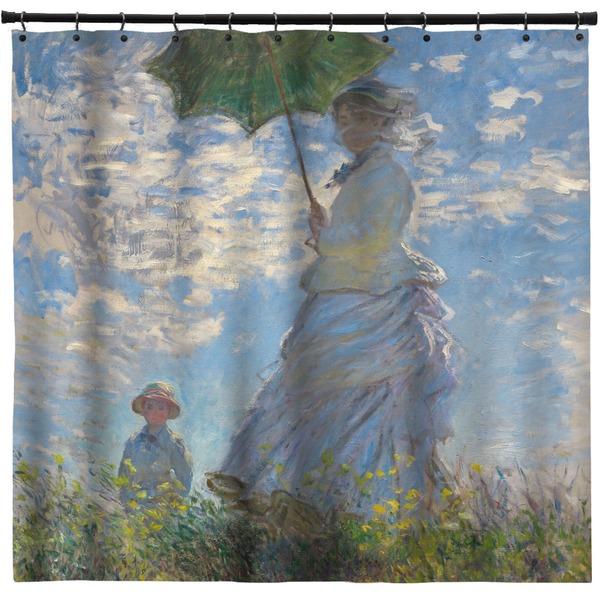 Custom Promenade Woman by Claude Monet Shower Curtain