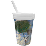 Promenade Woman by Claude Monet Sippy Cup with Straw