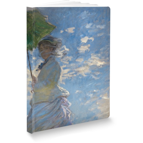 Custom Promenade Woman by Claude Monet Softbound Notebook