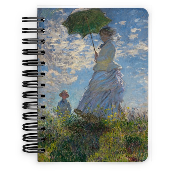Custom Promenade Woman by Claude Monet Spiral Notebook - 5x7