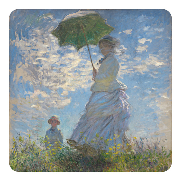 Custom Promenade Woman by Claude Monet Square Decal - Medium